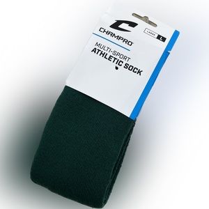 Champro Multi-Sport Athletic Socks. Size L (M: 9-12, W:10-13). Color Green.